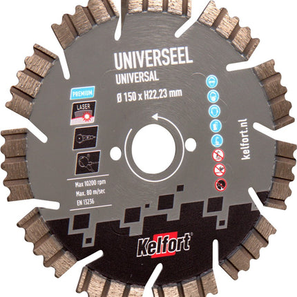 Diamantzaagblad universeel Kelfort