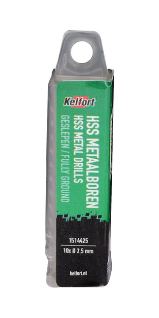 Metaalspiraalboor HSS Kelfort