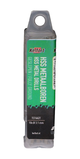 Metaalspiraalboor HSS Kelfort