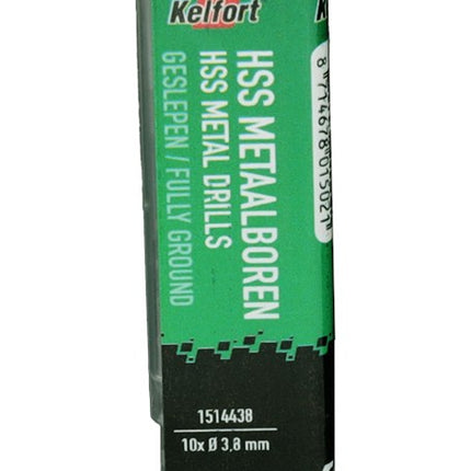 Metaalspiraalboor HSS Kelfort