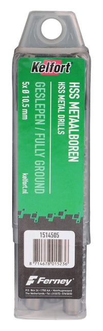 Metaalspiraalboor HSS Kelfort