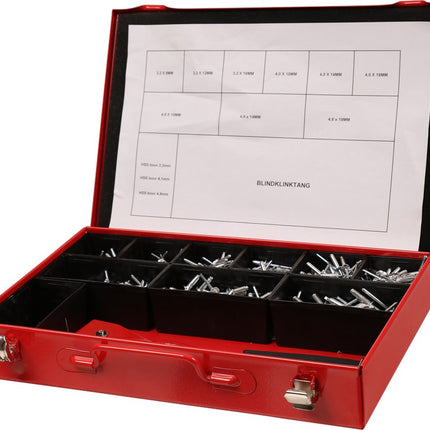 Assortimentskist blindklinknagel Kelfort