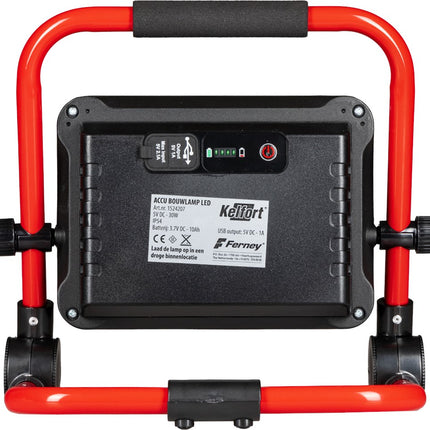 Bouwlamp LED met accu Kelfort