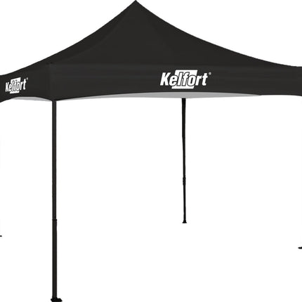 Doorwerktent zwart Kelfort