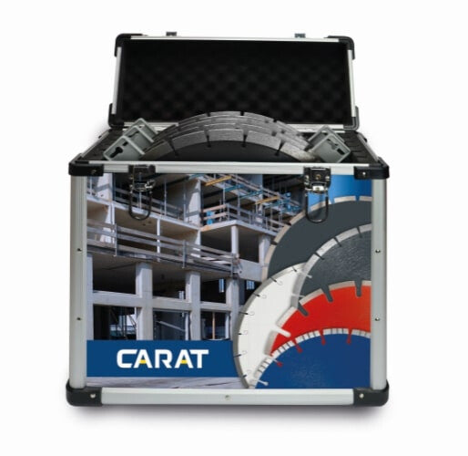 Carat 5X Diamantzagen in Koffer Beton CS Classic Ø350 X 20,00mm – CSC3502A21