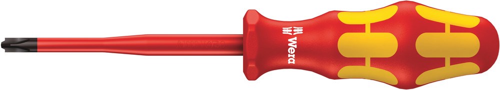 162 iS PH/S VDE geïsoleerde Schroevendraaier voor PlusMinus-Schroeven, kling met gereduceerde diameter, PH/S # 1 x 80 mm