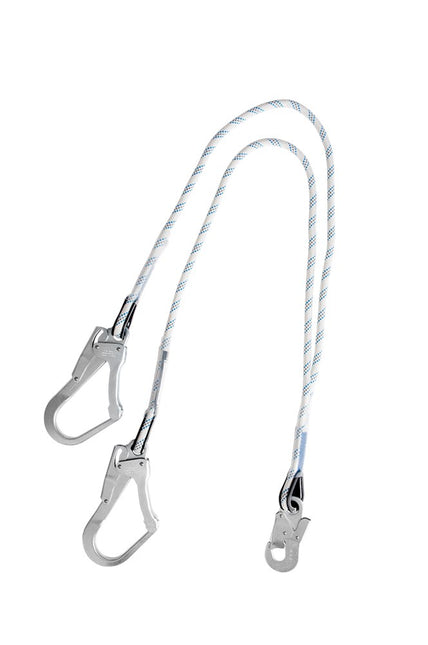 XSPlatforms RESTRAINT WHITE FORKED XL VANGLIJN 1,5M KERNMANTELLIJN