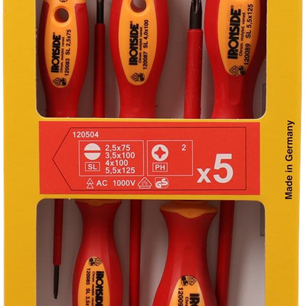 Elektriciënsschroevendraaierset Ironside