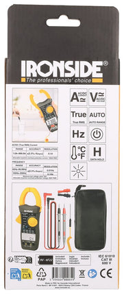 Stroomtang multimeter digitaal Ironside