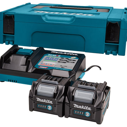 Makita Startset XGT DC40RC/2XBL4025 DC40RC 2 X BL4025 – 191V27-4