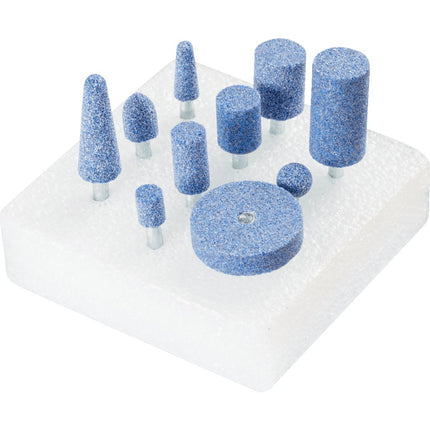 Afbeelding PFERD TOOLS slijpstenenset op stift 200x TOUGH