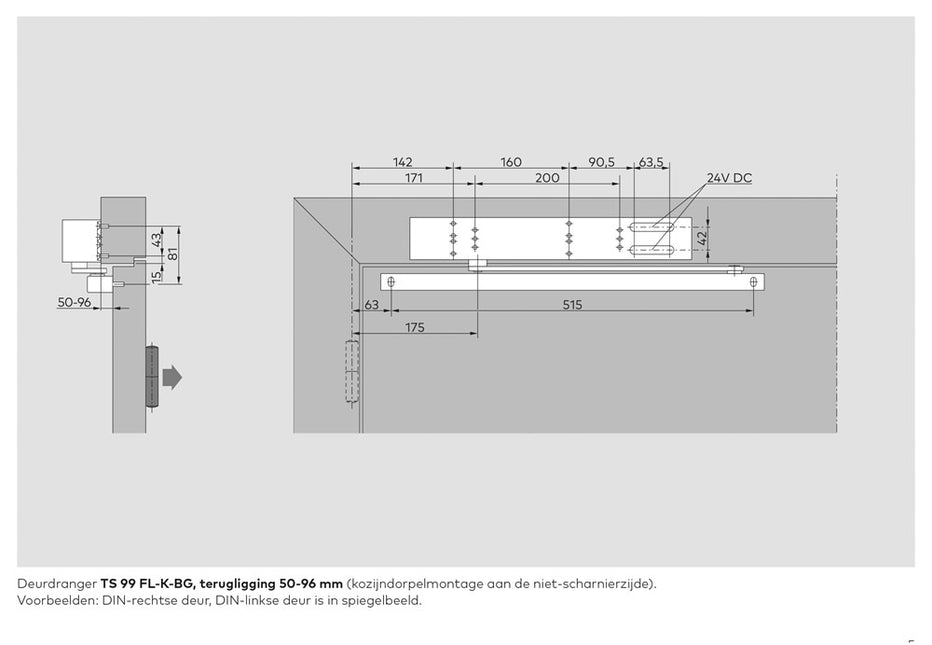 Montage TS-99-FL-K-BG