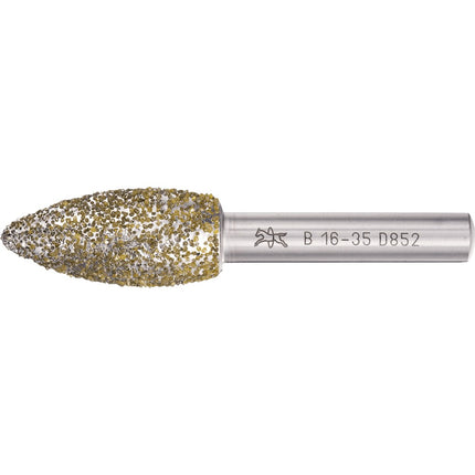 Afbeelding PFERD TOOLS diamant-slijpstiften voor gieterijen vlamvorm b DB-N 16-35/8 D 852