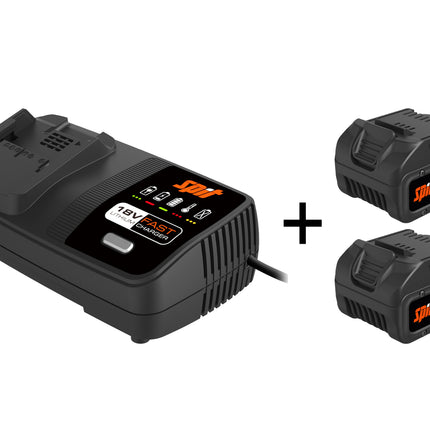 SPIT Energy Pack 5Ah 18V 2 Accu's & Snellader – 054548
