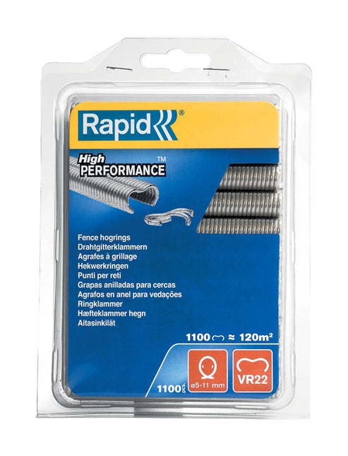 Rapid Hekwerk Hogringen VR22 - 1100st Gegalvaniseerd – 40108806