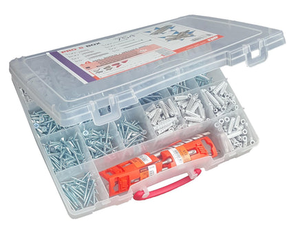 SPIT Assortimentbox PRO6 754-Delig Pluggen, Schroeven en 4 Boren – 568635
