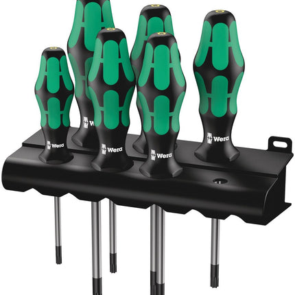 367/6 TORX® BO Kraftform Plus TORX® BO-Schroevendraaierset + houder, 6 -delig