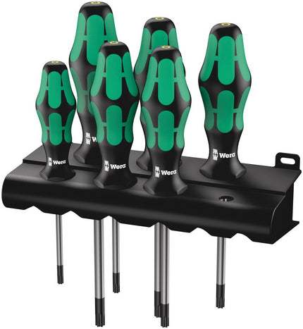 367/6 TORX® BO Kraftform Plus TORX® BO-Schroevendraaierset + houder, 6 -delig