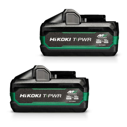 HiKOKI TWIN PACK BSL3640MVT ACCU 36V           4,0Ah/18V 8,0Ah