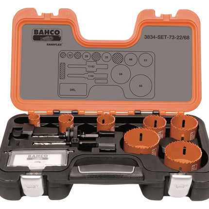 Bahco Gatzagenset Bimetaal 10D – 3834-SET-73-22/68