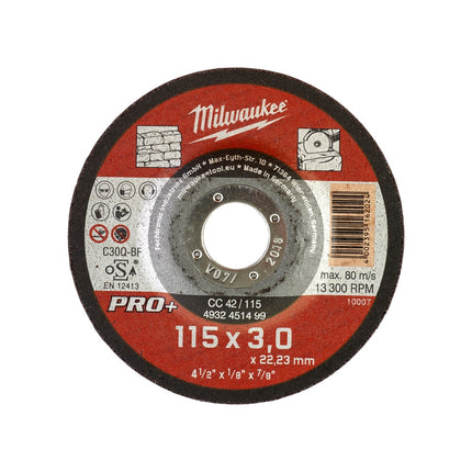 Afbeelding MILWAUKEE® doorslijpschijf voor steen Stone Cutting Discs