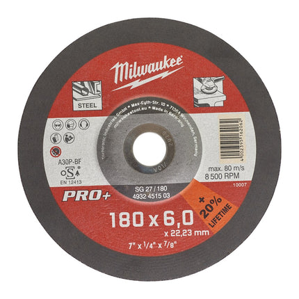 Afbeelding MILWAUKEE® metaalafbraamschijf Metal Grinding Discs