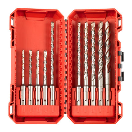 Afbeelding MILWAUKEE® set sds-plus hamerboren (10-delig) SDS-Plus M2 - 2 Cut / Sets NG