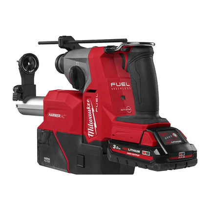 Afbeelding MILWAUKEE® m18 fuel™ krachtige 4-standen 16 mm sds-plus hamer met speciale stofafzuiger M18 FHACDDE