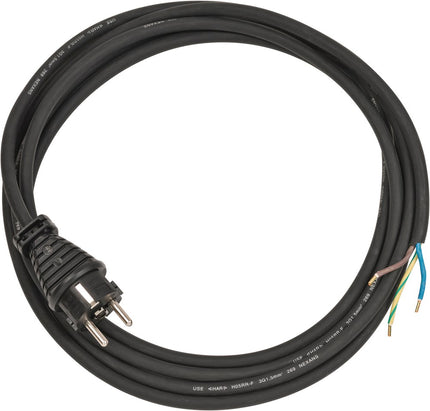 Brennenstuhl AANSLUITKABEL 3-POLIG IP44 3M ZWART H05RR-F 3G1,5