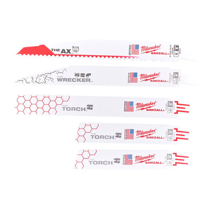 Afbeelding MILWAUKEE® set sawzall ® reciprozaagbladen Sawzall Blade Sets