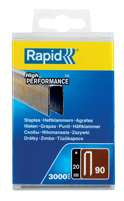Rapid Smalle Kroon Nieten 90/20mm Gegalv. 3000 ST. – 5000123