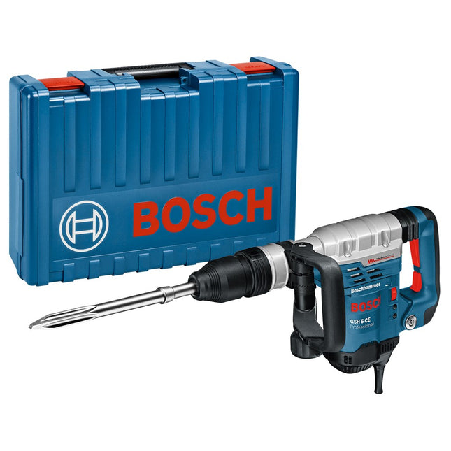 BOSCH GSH 5 CE + GSB 18V-21 COMBISET    2X GBA 18V 2,0 AH + LADER GAL 18V-20