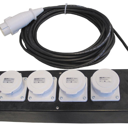 Connectra Verdeelblok 4X42V/2P/16A 10M – 48.205.50