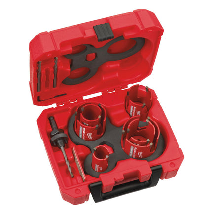 MILWAUKEE® BIG HAWG Gatzagenset carbide 10-delig