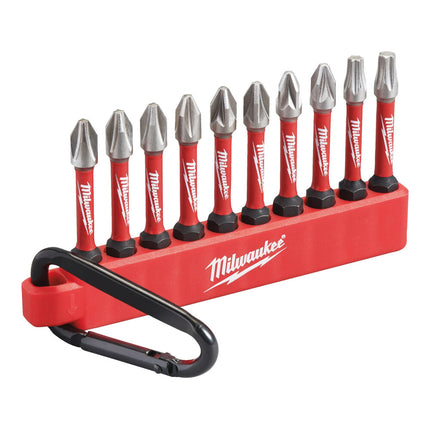 Milwaukee S/bit Shockwave CD Carabiner SET_2-10PC 10-Delige Impact Duty Bitset – 4932492939