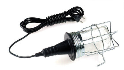Eurolux Looplamp Rubber 60 WATT 230V met Draadkorf 5MTR – 52005