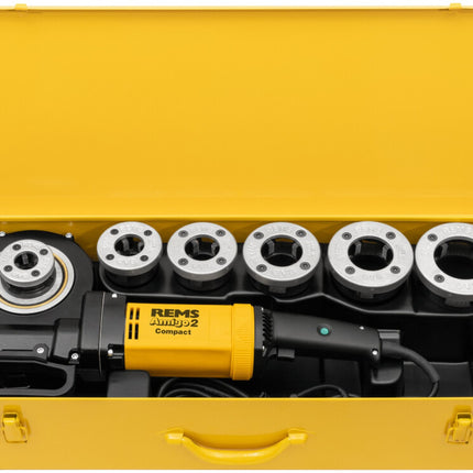 REMS Amigo 2 Draadsnijmachine Compact Set NPT 1/2+3/4+1+1 1/4+1 1/2+2 - 540027 R220