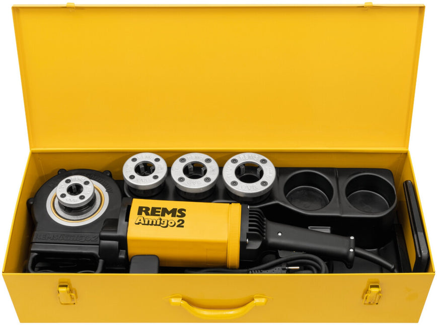 REMS Amigo 2 Draadsnijmachine Set R 1/2+3/4+1+1 1/4 - 540028 R220