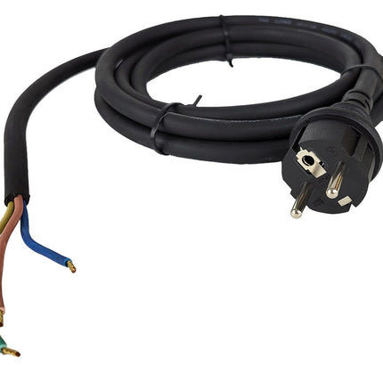 Qwatt Machinesnoer 5M 3X2,5 H07RN-F Zwart IP44 – 2511126