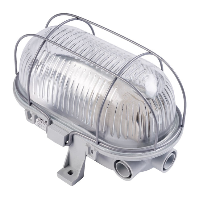 Eurolux BULLEYE60/ E27 GRIJS DRAADKORF