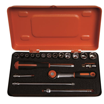 Bahco Doppenset 1/4" 19D – 6719MHR