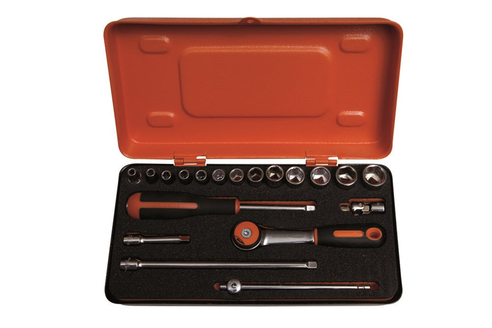 Bahco Doppenset 1/4" 19D – 6719MHR