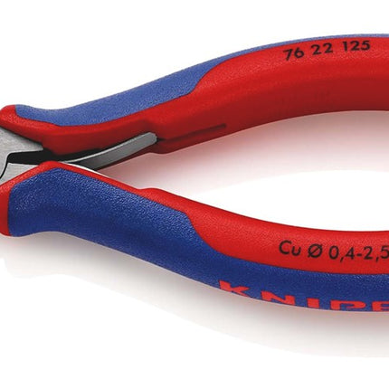 KNIPEX ZIJSNIJTANG ZONDER FACET 125MM   + VEER