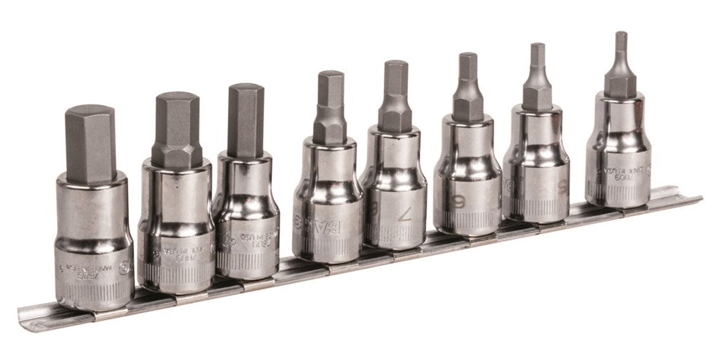 Bahco Doppenset 1/2mm RAIL 8D – 7808HM