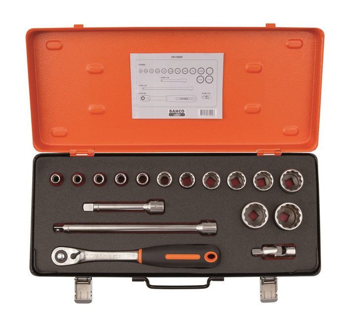 Bahco Doppenset 1/2" Inch 17D – 7817DZS