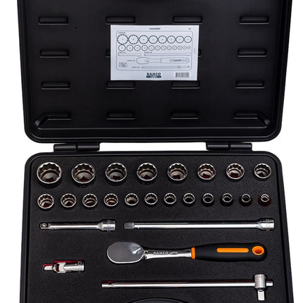 Bahco Doppenset 1/2" 25D – 7825MBP