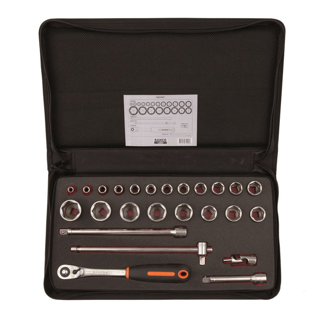 Bahco Doppenset 1/2" 25D – 7825SST