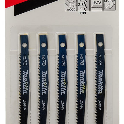 Makita Reciprozaagblad Hout 100mm 78 – 792543-3