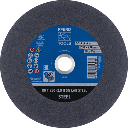 Afbeelding PFERD TOOLS doorslijpschijf voor stationair gebruik 80 T SG LAB STEEL