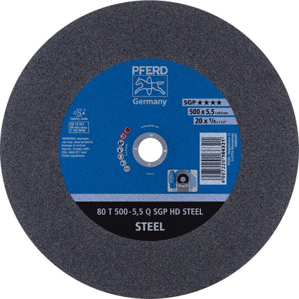 Afbeelding PFERD TOOLS doorslijpschijf voor stationair gebruik 80 T SGP HD STEEL